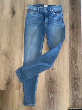 Hudson Blair High Rise Super Skinny Ankle Blue Jeans size 27